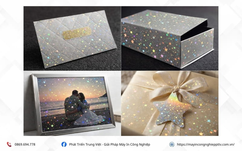 Ấn phẩm dùng màng cán 7 màu ngôi sao